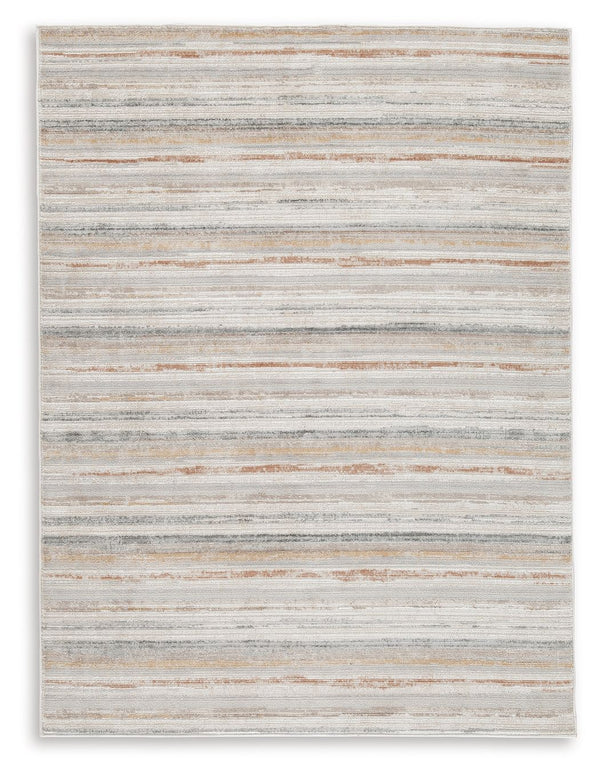 Ready. Set. Style. If youâ€™re looking to freshen a room in a casually cool way, this striped area rug has you covered. Its neutral color palette exudes a relaxed vibe that works in any setting.<br/><br/><b>Product Features</b><ul><li>Made of polypropylen