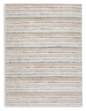 Ready. Set. Style. If youâ€™re looking to freshen a room in a casually cool way, this striped area rug has you covered. Its neutral color palette exudes a relaxed vibe that works in any setting.<br/><br/><b>Product Features</b><ul><li>Made of polypropylen