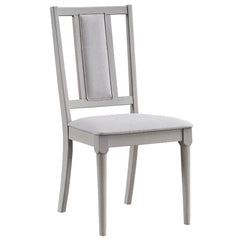 Elevate your dining space with Marta collection. Its elegant gray finish brings a touch of contemporary sophistication to your dining space. Its clean lines and sturdy construction make it a perfect centerpiece for family meals and entertaining guests. Pa