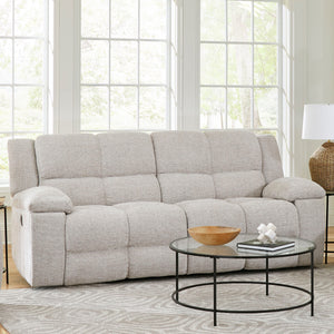 Buster - Manual Reclining Sofa And Loveseat - Opal Taupe