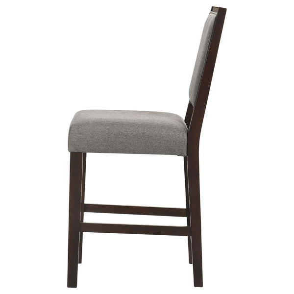 Bedford - Fabric Upholstered Counter Chair (Set of 2) - Gray