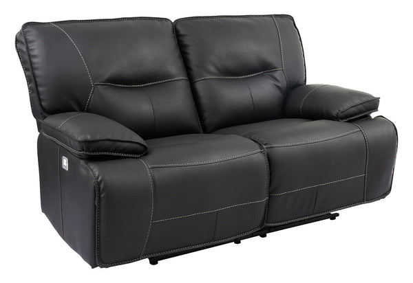 Spartacus - Power Reclining Sofa And Loveseat - Black