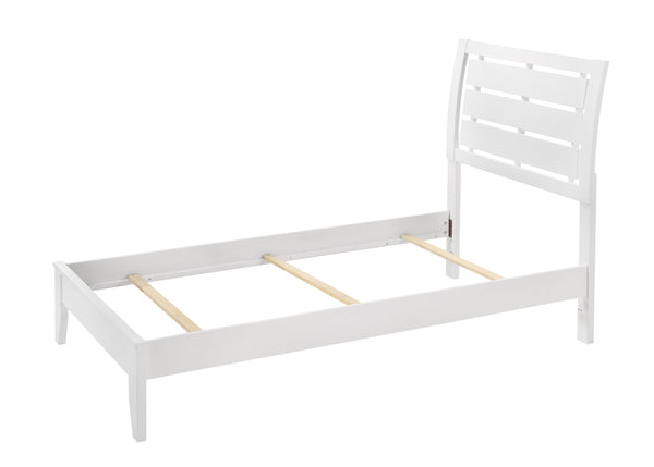 Evan - Twin Bed - White