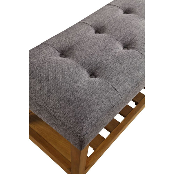 Charla - Bench - Gray & Oak