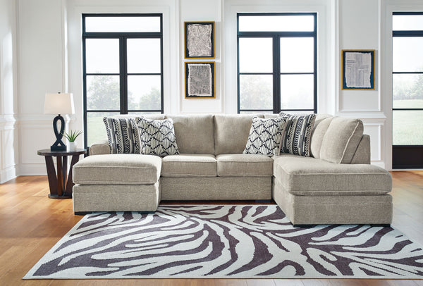  two chaises give more people the space the sprawl out. And the chair-'s 360-degree swivel m