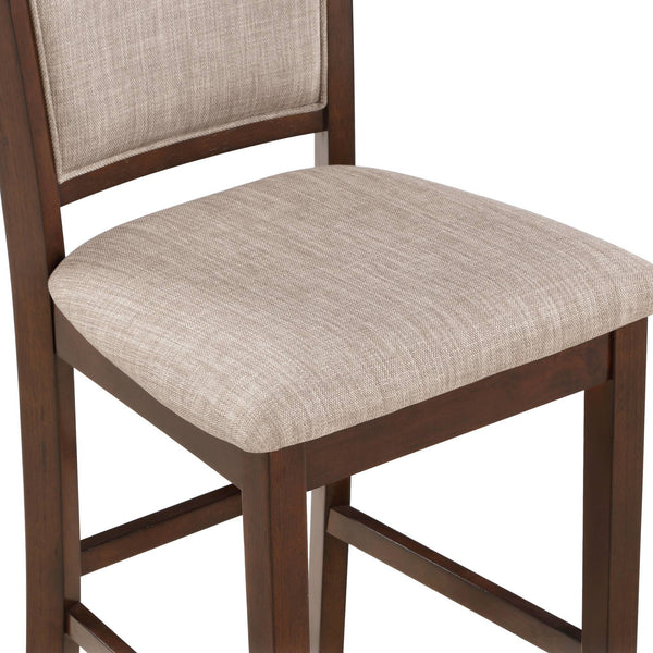 Amy - Counter Chair (Set of 2) - Cherry