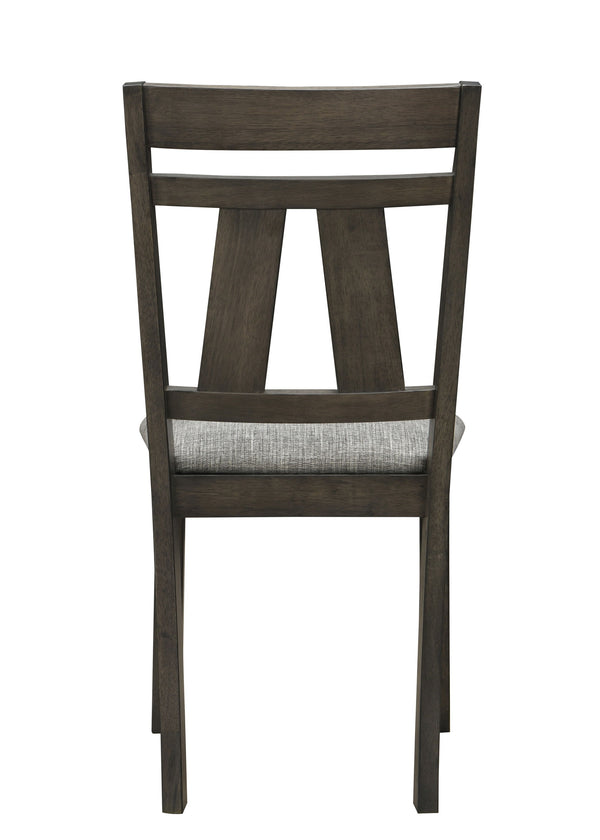  designed for both style and functionality. The sleek rectangular table features dual draw leaves and a striking trestle base