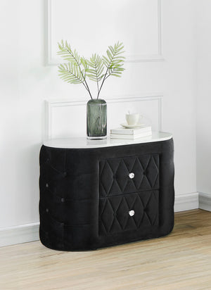 Natalia - Nightstand - Black