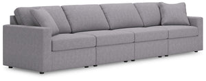 Looking cool and contemporary is great. But when it comes down to it, youâ€™re all about low-maintenance lounging. With the performance fabric on this sectional, cleaning spills is a breeze. Its customizable modular design caters to your ever-changing nee