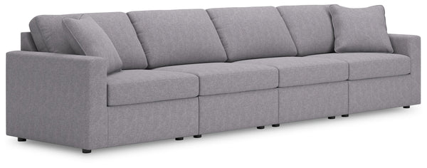 Looking cool and contemporary is great. But when it comes down to it, youâ€™re all about low-maintenance lounging. With the performance fabric on this sectional, cleaning spills is a breeze. Its customizable modular design caters to your ever-changing nee
