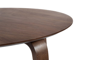Gabby - Round Dining Table Top - Walnut