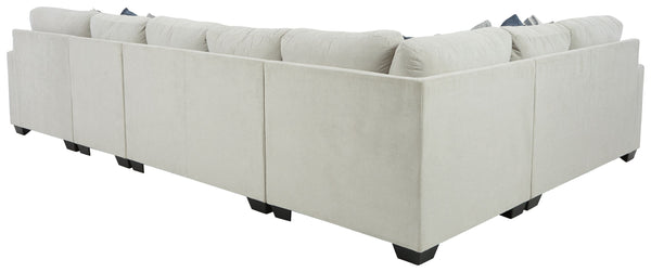 Lowder - Stone - Right Arm Facing Corner Chaise 5 Pc Sectional