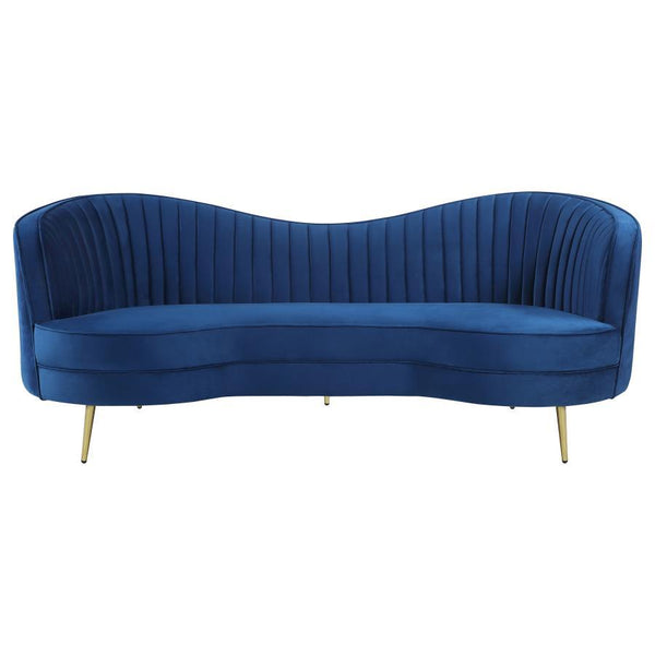  this contemporary sofa presents itself as the focal piece in your sea