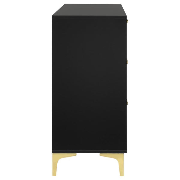 Kendall - 6-Drawer Dresser - Black