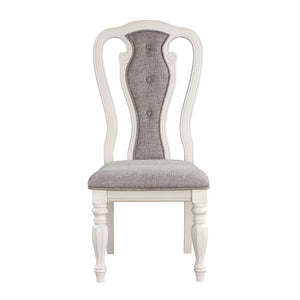 Florian - Side Chair (Set of 2) - Gray & Antique White
