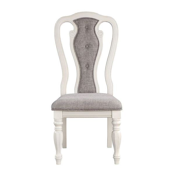 Florian - Side Chair (Set of 2) - Gray & Antique White