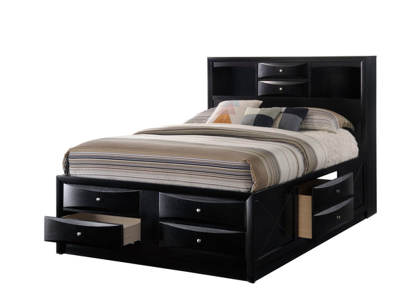 Emily - Queen 3 Piece Bedroom Set - Black