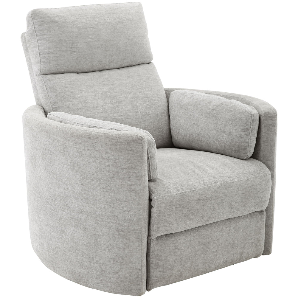 Perfect for relaxing at the end of a long day, this Power Sofa, Loveseat, and Glider-Recliner set features smooth power reclining for ultimate comfort.<br/><br/><b>Product Features</b><ul><li>Frame and wrapped in 100% polyester fabric</li><li>Curved arms<