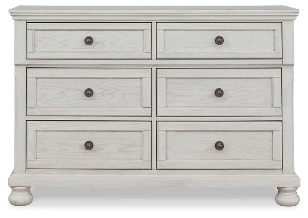 Robbinsdale - Antique White - Dresser - 6 Drawers