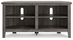 Arlenbry - Gray - Small Corner TV Stand