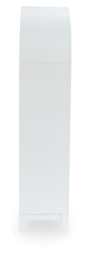 Dagandale - White / Natural - Accent Cabinet