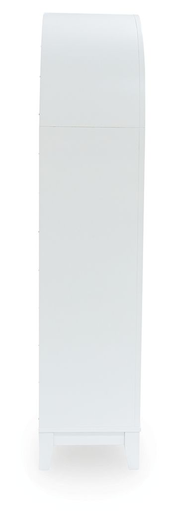 Dagandale - White / Natural - Accent Cabinet