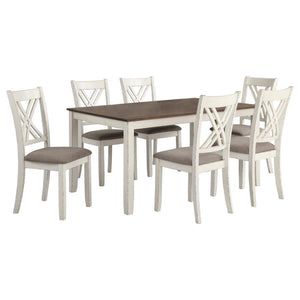  it offers a matching vintage white finish that lends a country charm. The spacious