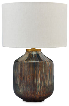 The warm luster of mercury glass highlights the silhouette of this table lamp. This accent piece adds grand elegant style while illuminating your fashionable home.<br><br><b>Additional Dimensions</b><br><ul><li>Shade: 0-"</li><li>Base: 0-"</li><li>Cord le