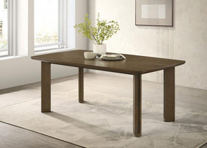  showcasing a refined silhouette and a warm oak veneer surface in brown finish. Engineered wood reinforces its structure