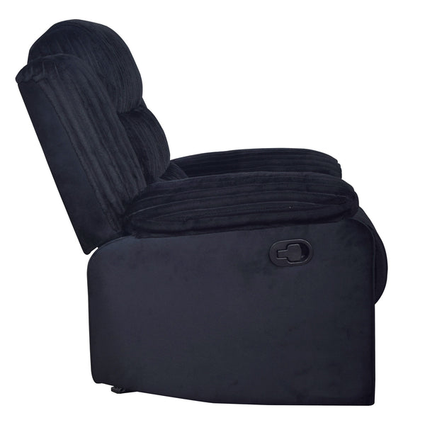 Willow - Console Loveseat With Dual Recliners - Black