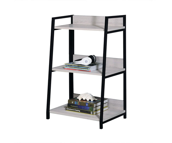  this Wendral bookshelf will sure to be an eye-catching piece in any home. Featuring a shelf storage system with a ladder-like appearance