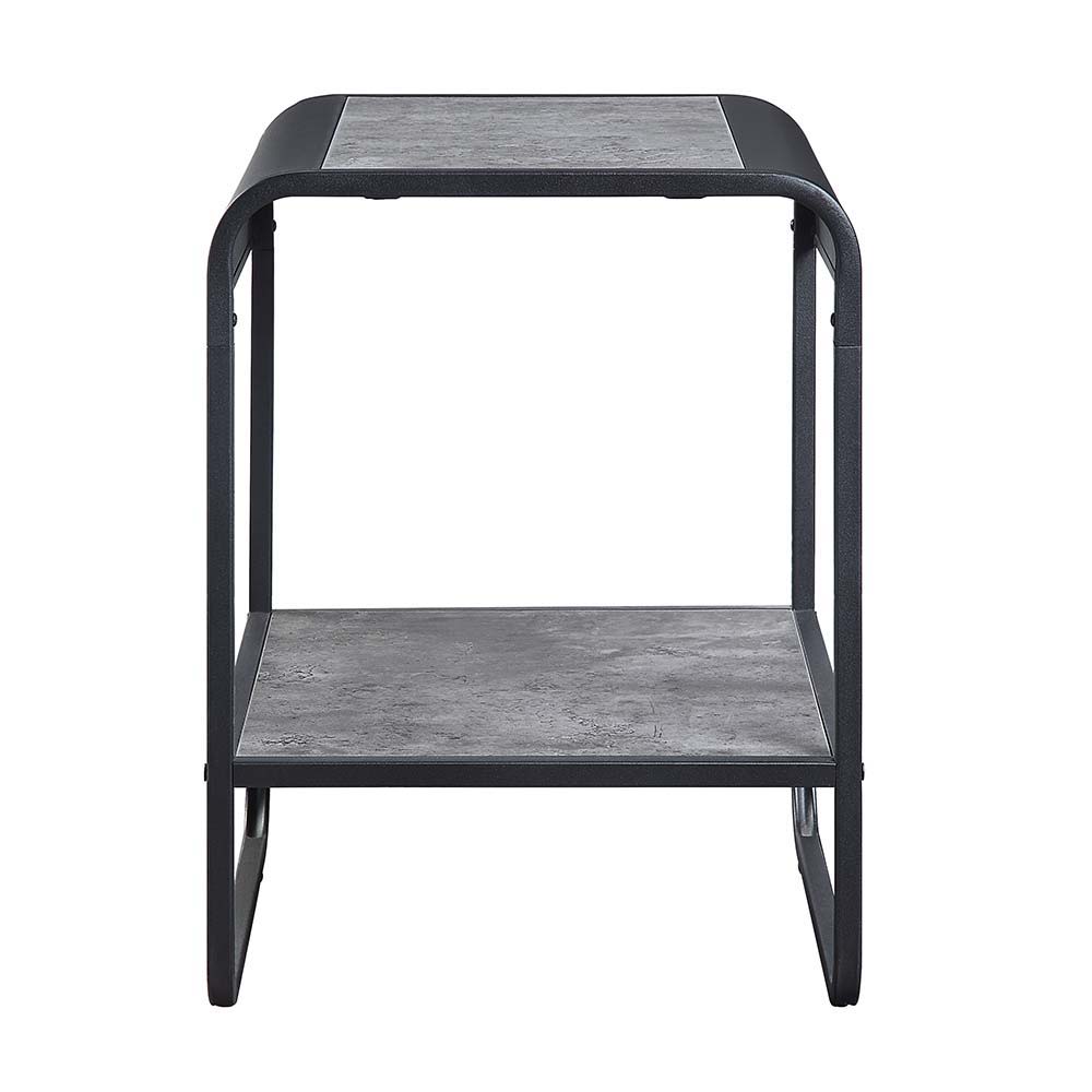 Raziela - End Table - Black - 16-"