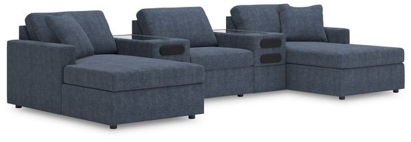 Looking cool and contemporary is great. But when it comes down to it, youâ€™re all about low-maintenance lounging. With the performance fabric on this sectional with chaise, cleaning spills is a breeze. Its customizable modular design caters to your ever-