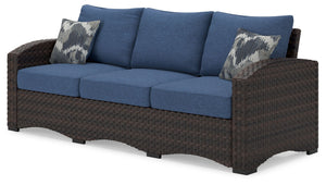  aluminum frame and Nuvella+ upholstered cushions offer years of beauty. Designed for easy maintenance