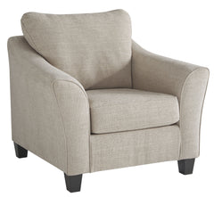 Raising understatement into an art form, this accent chair impresses with a tailored silhouette. Styled in a warm neutral color perfect in any contemporary home, this accent chair is a fresh take on living room seating. Designed with durability in mind, o