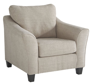 Raising understatement into an art form, this accent chair impresses with a tailored silhouette. Styled in a warm neutral color perfect in any contemporary home, this accent chair is a fresh take on living room seating. Designed with durability in mind, o