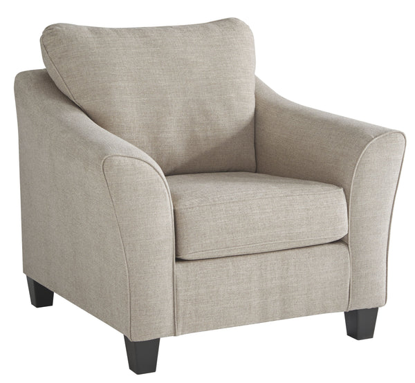 Raising understatement into an art form, this accent chair impresses with a tailored silhouette. Styled in a warm neutral color perfect in any contemporary home, this accent chair is a fresh take on living room seating. Designed with durability in mind, o