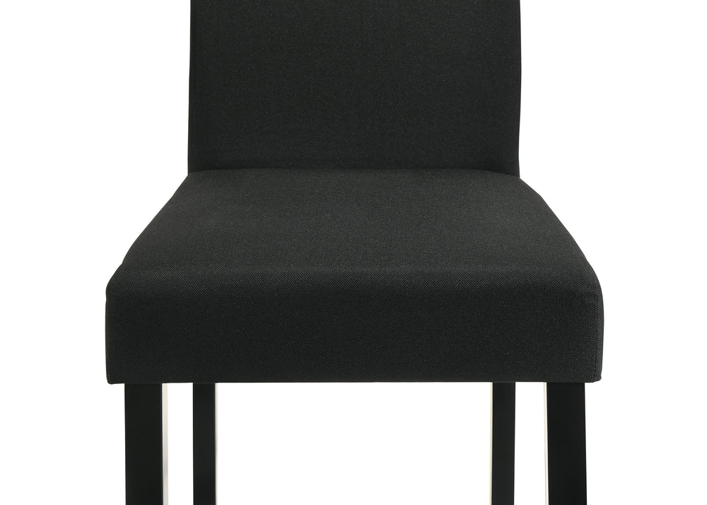 This dining group radiates modern elegance with a sleek, minimalist design that-'s both stylish and practical. The centerpiece is a contemporary table featuring a sophisticated faux-marble top that elevates the aesthetic while providing a durable and easy