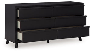 Danziar - Black - 8 Pc. - Dresser