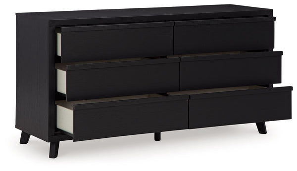Danziar - Black - 7 Pc. - Dresser