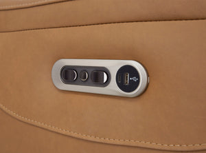 Austin - Power Reclining Sofa And Loveseat - Caramel Cream