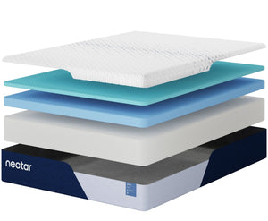 Nectar Classic Memory Foam 5.1 - White - Twin Mattress