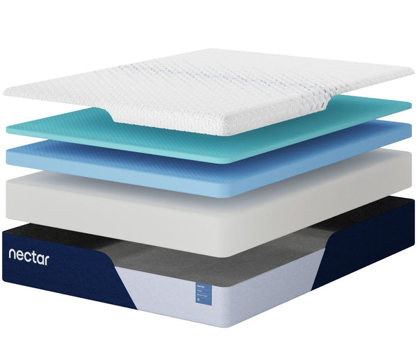 Nectar Classic Memory Foam 5.1 - White - California King Mattress