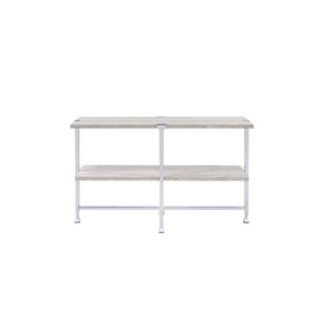 KD, Half-Moon Sofa Table â€¢ Storage: Open Comparment (Wooden Fixed Shelf) â€¢ Wooden Top, Metal Frame Leg with X-Shape Support (Open Base) â€¢â€¢ CONSTRUCTION] Wooden Top: Paper Veneer+PB â€¢ Metal Leg/Frame & Crossbar Support: Metal Tube<br/><br/><b>Pro