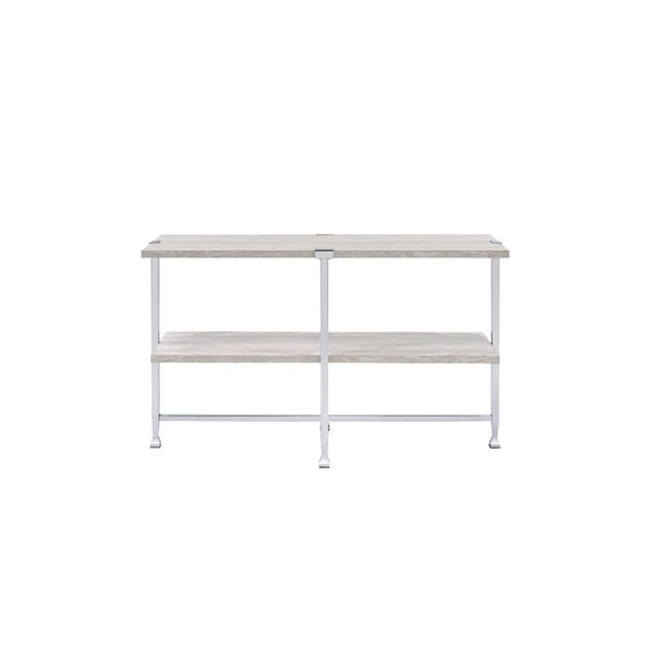 KD, Half-Moon Sofa Table â€¢ Storage: Open Comparment (Wooden Fixed Shelf) â€¢ Wooden Top, Metal Frame Leg with X-Shape Support (Open Base) â€¢â€¢ CONSTRUCTION] Wooden Top: Paper Veneer+PB â€¢ Metal Leg/Frame & Crossbar Support: Metal Tube<br/><br/><b>Pro