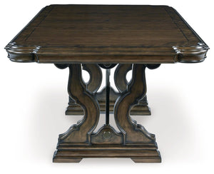 Maylee - Dark Brown - 11 Pc. - Dining Extension Table