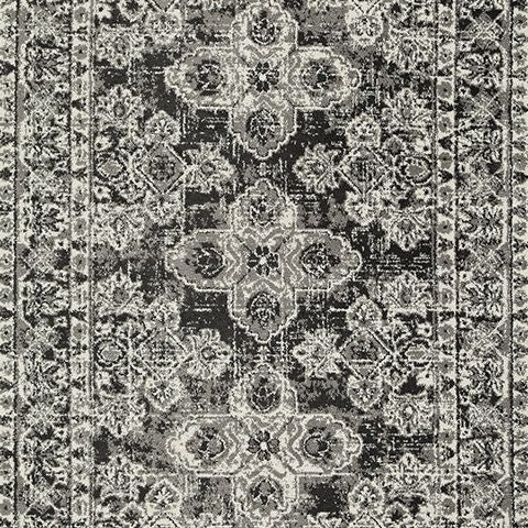 Glennisman - Black / Gray / Ivory - Medium Rug
