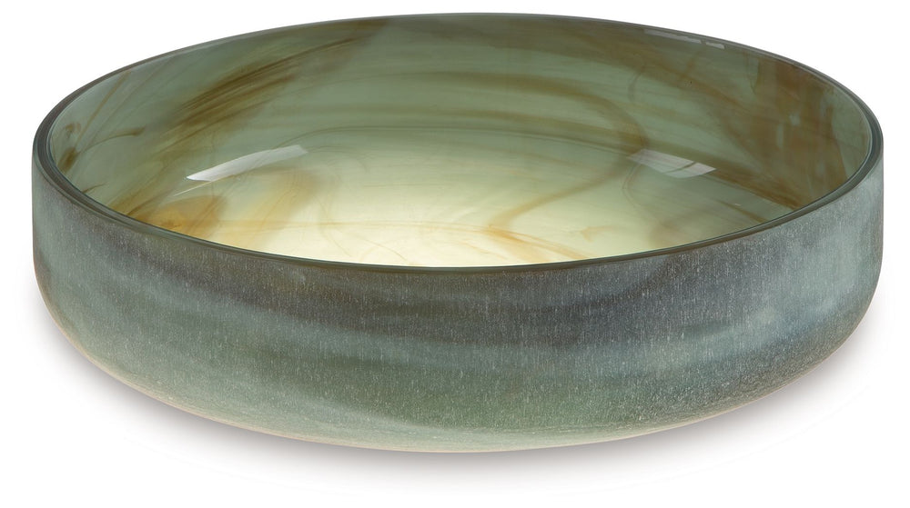 Add allure to your coffee table or dinner party decor with this captivating bowl. With its mesmerizing swirl pattern, this contemporary piece instantly catches the eye and brings a sense of sophistication. What an ideal accent for your curated approach to