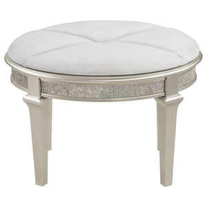  it boasts a chic oval shape complete with graceful tapered legs that provide durable support as you primp and prime for the