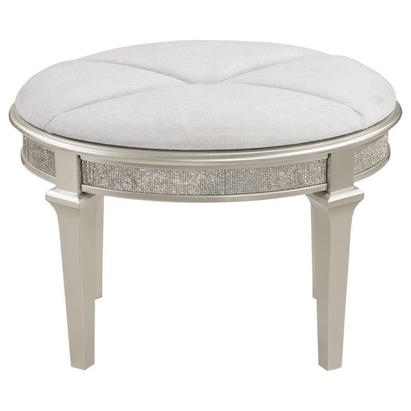  it boasts a chic oval shape complete with graceful tapered legs that provide durable support as you primp and prime for the